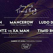 Timid Boy Invite: Mancerow, Ludo di Lucci, Nabin, Antz vs Xa Man, Timid Boy